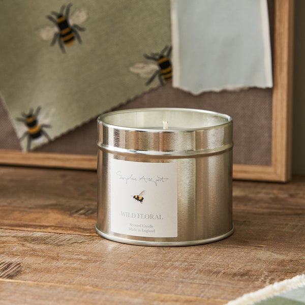 Sophie Allport Wild Floral Tin Candle