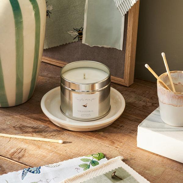 sophie allport Wild Floral Tin Candle