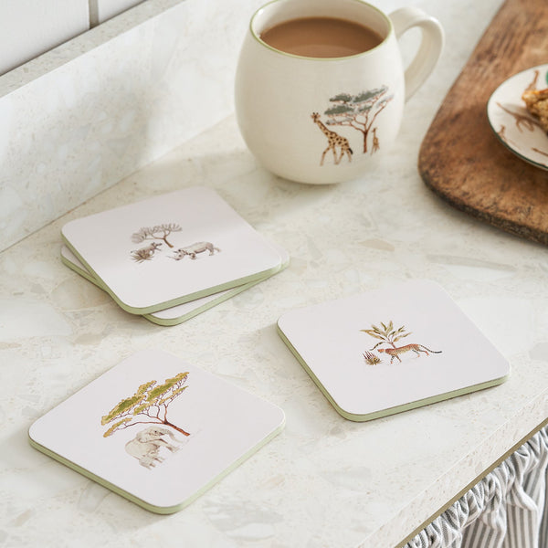 Sophie Allport Wild Savannah Coasters (Set Of 4)