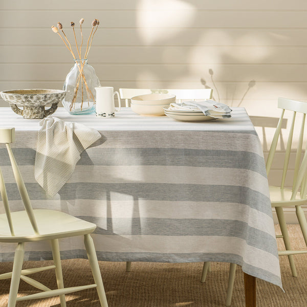 sophie allport Witham Stripe Linen Tablecloth