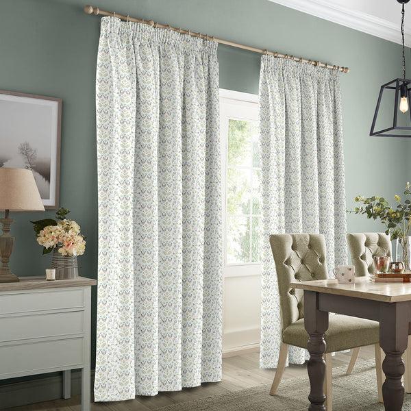 Sophie Allport Spring Chicken White Made To Measure Curtains