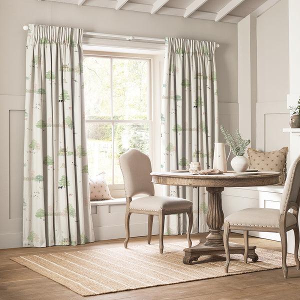 Sophie Allport Spring Cottage White Made To Measure Curtains