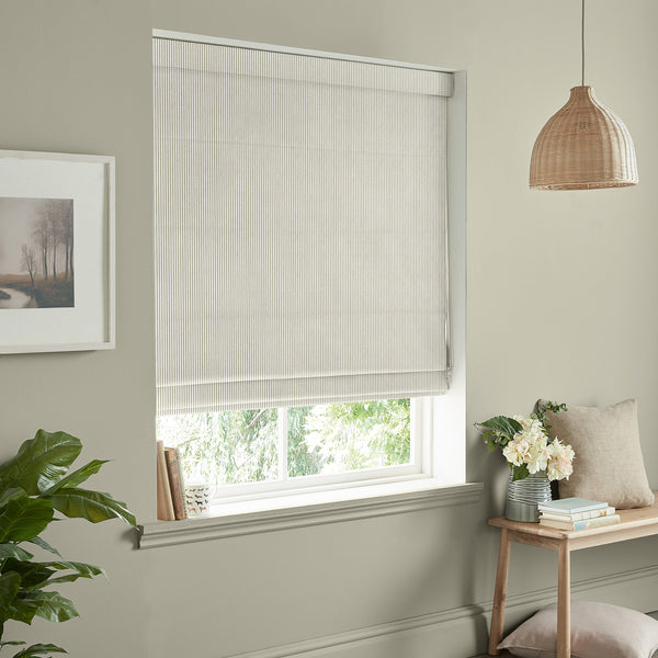 Sophie Allport Stamford Stripe Natural Made To Measure Roman Blind