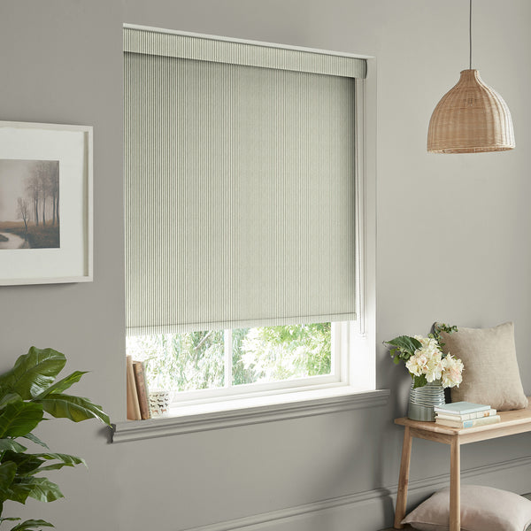 Sophie Allport Stamford Stripe Sage Made To Measure Roller Blind