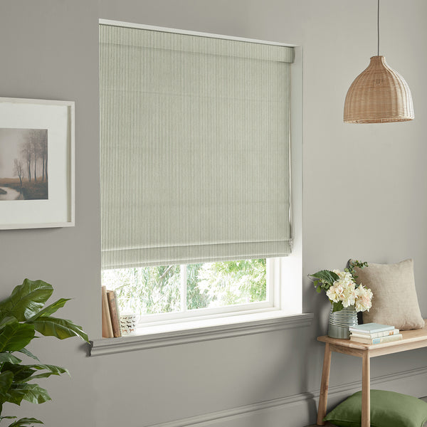 Sophie Allport Stamford Stripe Sage Made To Measure Roman Blind