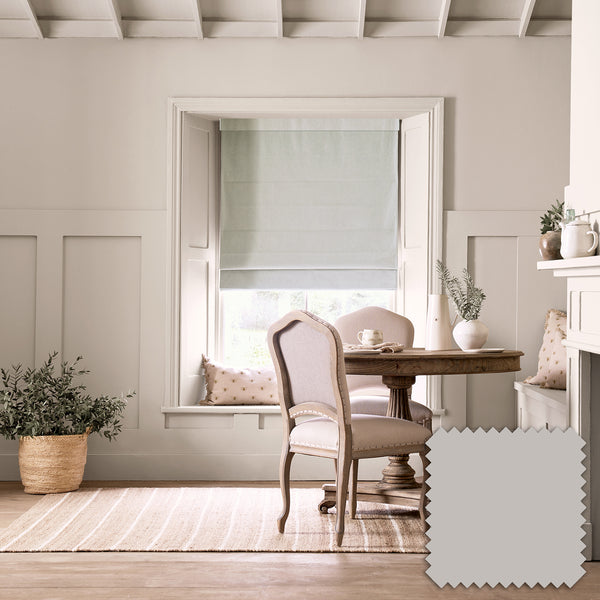 sophie allport Uppingham Grey Made to Measure Roman Blind