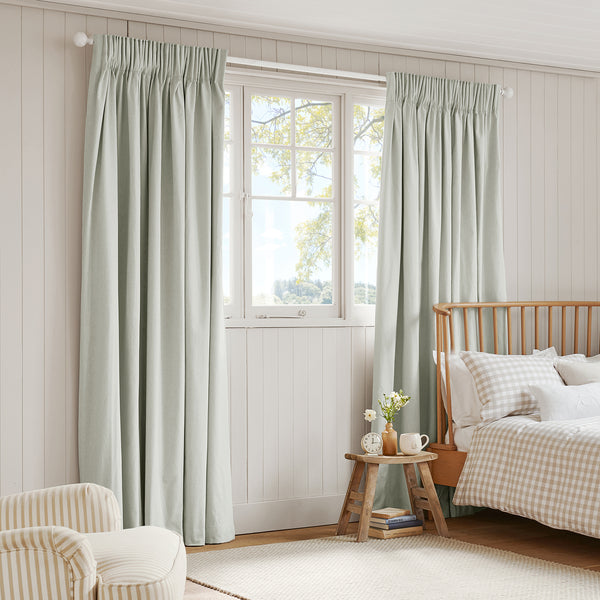 Sophie Allport Uppingham Mint Made To Measure Curtains