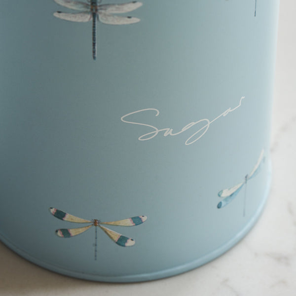 Sophie Allport Watercolour Dragonfly Sugar Storage Tin