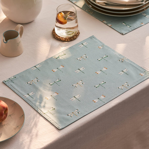 sophie allport Watercolour Dragonfly Washable Placemats (Set of 2)