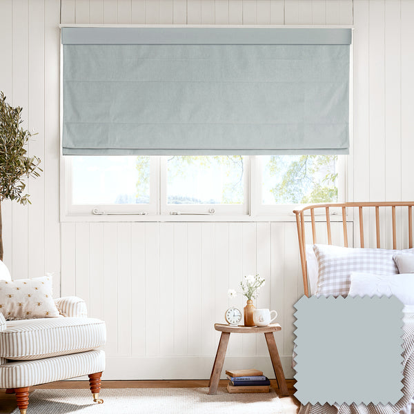 sophie allport Witham Blue Made to Measure Roman Blind