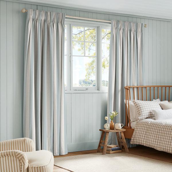 Sophie Allport Witham Blue Stripe Made To Measure Curtains
