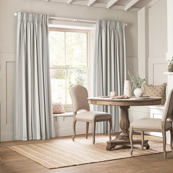 Sophie Allport Witham Grey Stripe Made To Measure Curtains