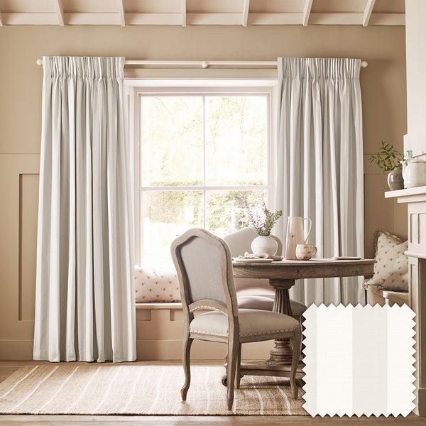 sophie allport Witham Off White Stripe Made to Measure Curtains