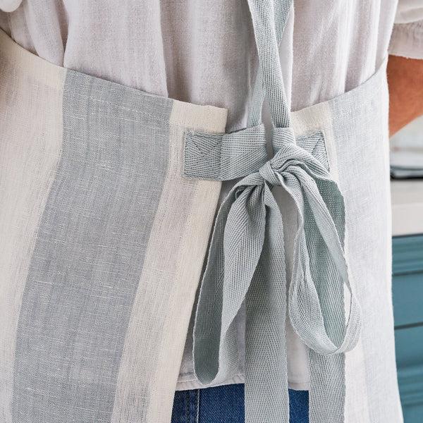 Sophie Allport Witham Stripe Linen Cross Back Apron