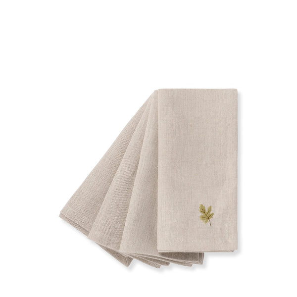 Sophie Allport Woodland Friends Embroidered Linen Napkins (Set Of 4)