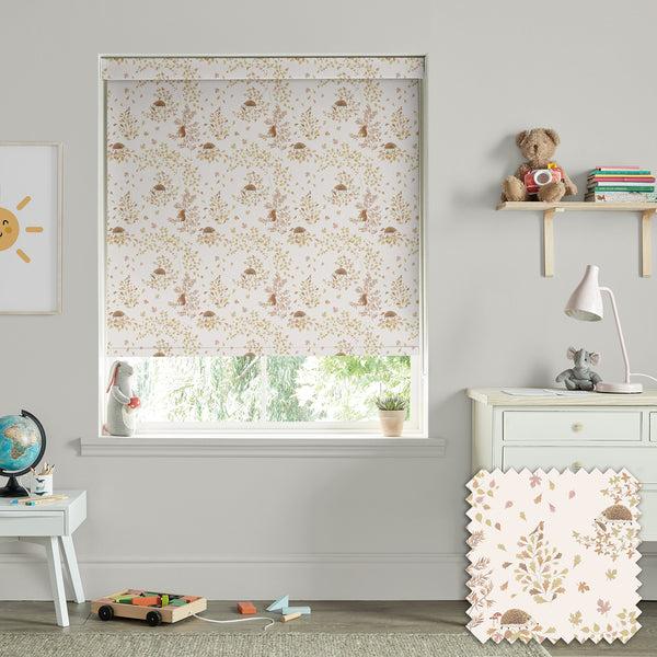 sophie allport Woodland Friends Off White Made to Measure Roller Blind