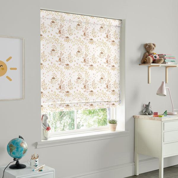 Sophie Allport Woodland Friends Off White Made To Measure Roman Blind