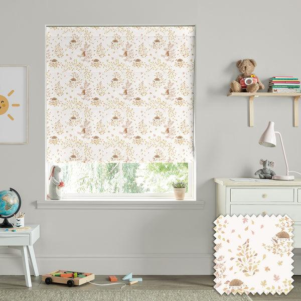 sophie allport Woodland Friends Off White Made to Measure Roman Blind