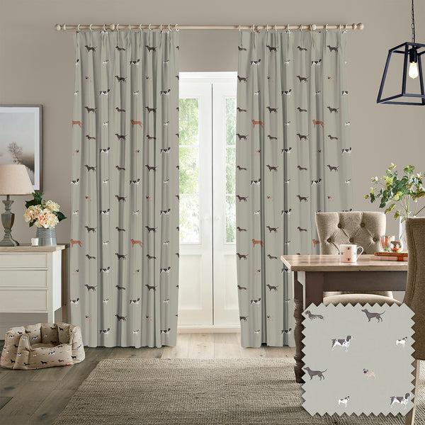 sophie allport Woof Linen Look Made to Measure Curtains