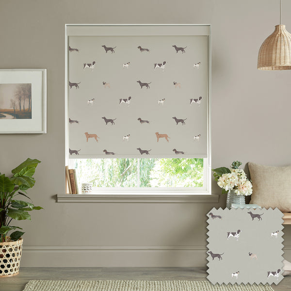sophie allport Woof Linen Look Made to Measure Roller Blind