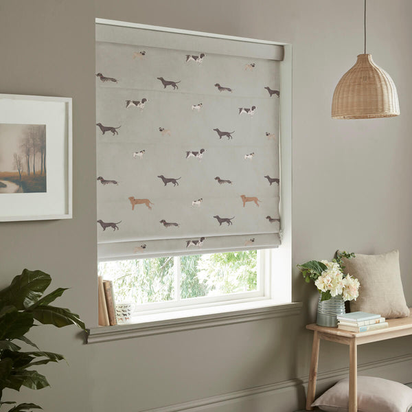 Sophie Allport Woof Linen Look Made To Measure Roman Blind