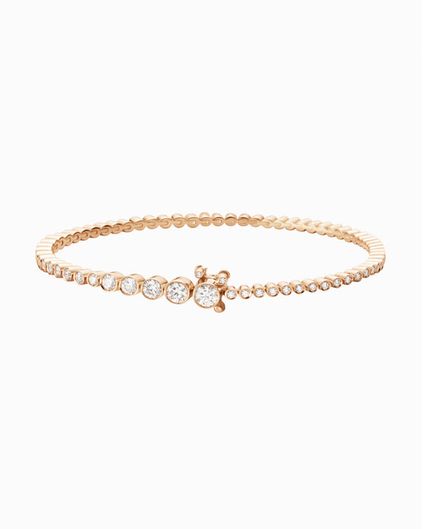 sophie bille brahe Bracelet de Tennis Classique Rose