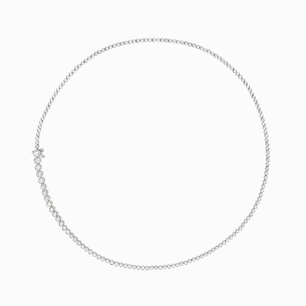 Sophie Bille Brahe Collier De Tennis Classique Blanc