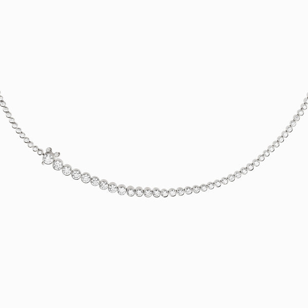 sophie bille brahe Collier de Tennis Classique Blanc