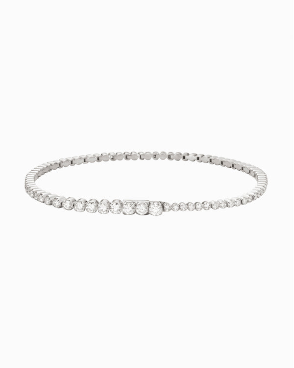 sophie bille brahe Bracelet de Tennis Nuage Blanc