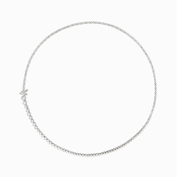Sophie Bille Brahe Collier De Tennis Blanc
