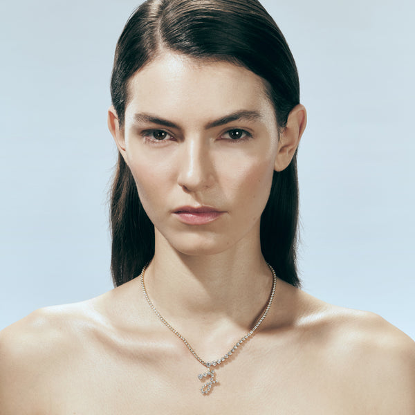 Sophie Bille Brahe Collier De Tennis Lettre
