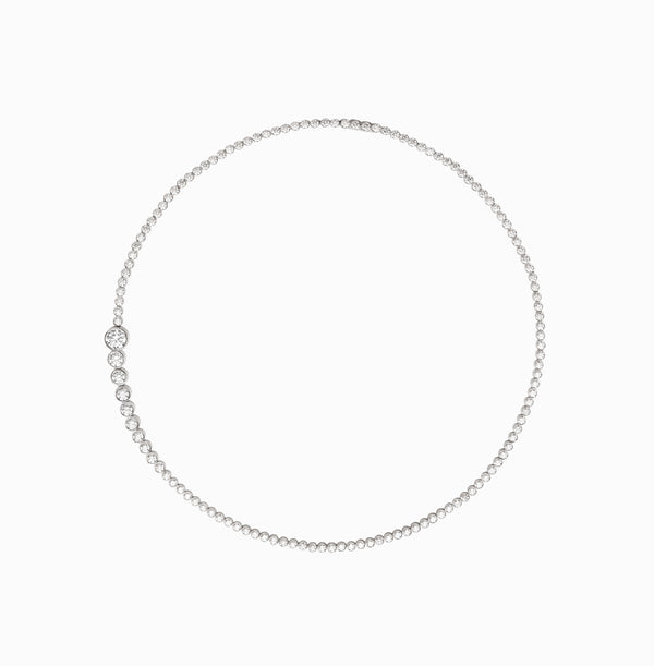Sophie Bille Brahe Collier De Tennis Royal Blanc
