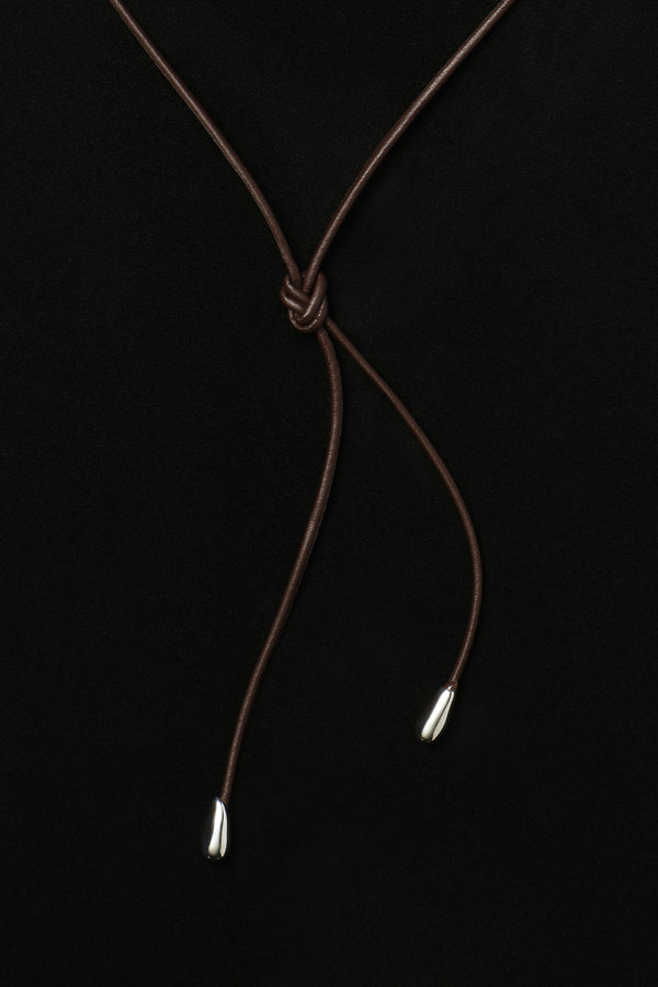 Sophie Buhai Elegant Shoelace Choker In Vegan Leather