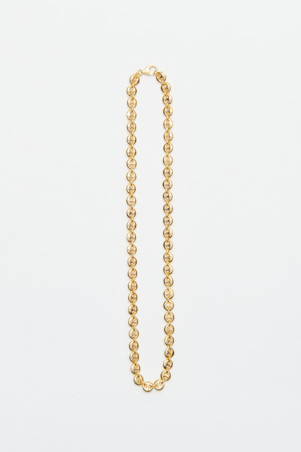 sophie buhai 18k gold circle link necklace