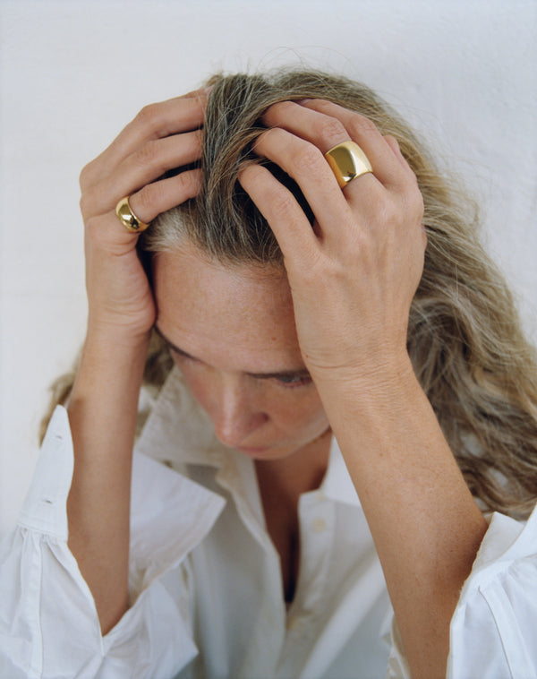 Sophie Buhai 18k Gold Thin Cigar Ring