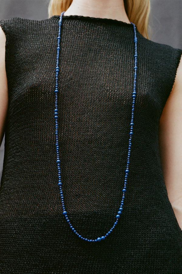 sophie buhai Constellation necklace in lapis 47in