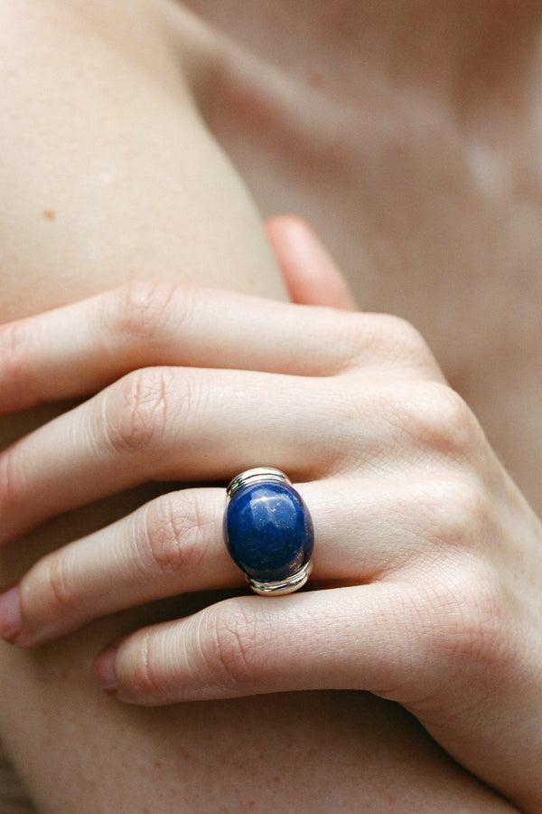 sophie buhai Demain ring in lapis
