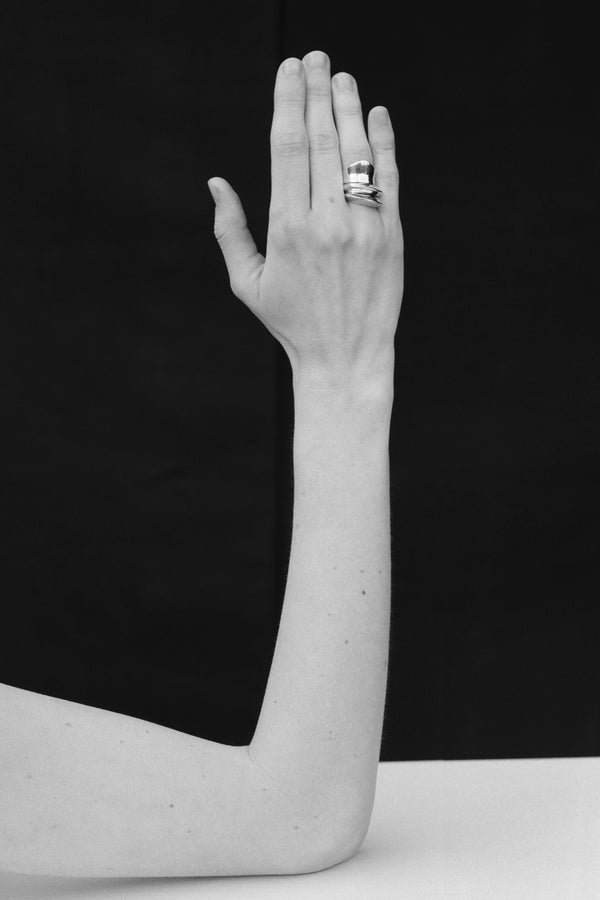 Sophie Buhai Disc And Dimple Ring Set