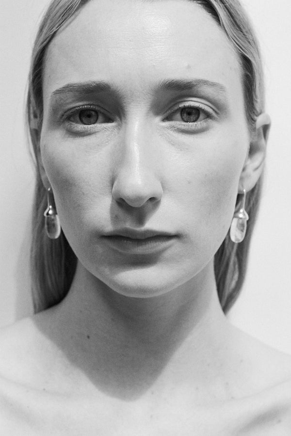 Sophie Buhai Dripping Stone Earrings In Quartz