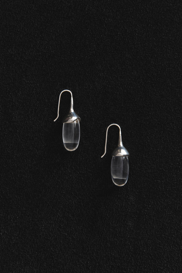 sophie buhai Dripping stone earrings in quartz
