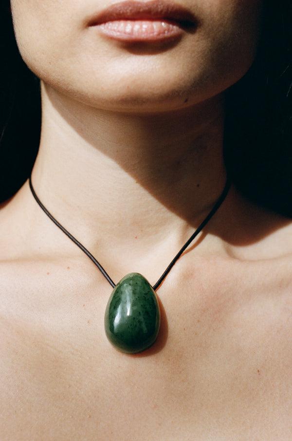 sophie buhai Egg choker in jade