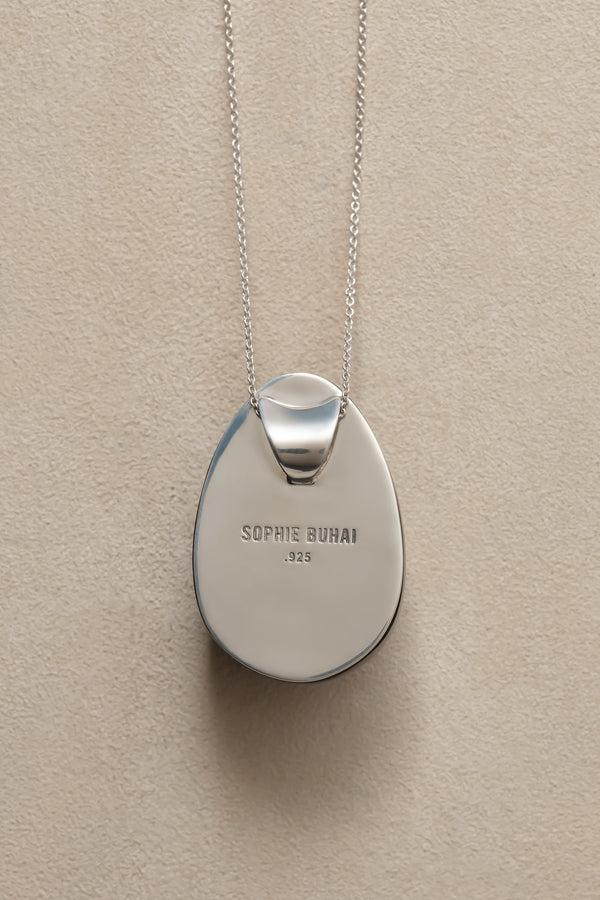 Sophie Buhai Egg Pendant In Onyx