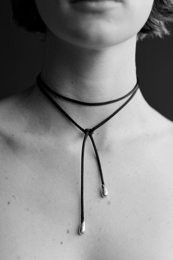 sophie buhai Elegant shoelace choker