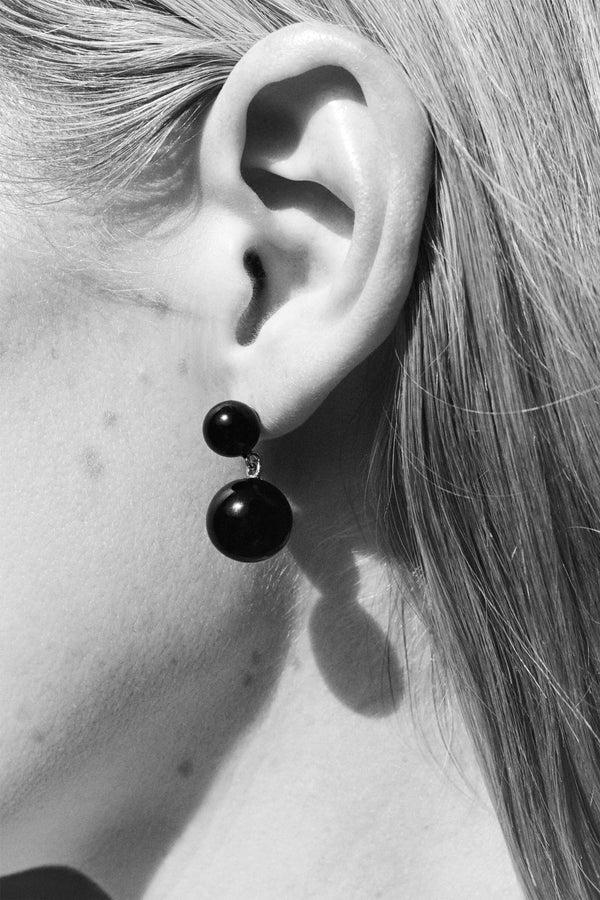 Sophie Buhai Everyday Boule Earrings In Onyx