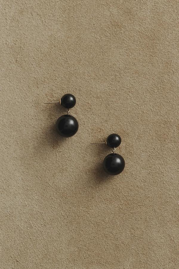 Sophie Buhai Everyday Boule Earrings In Onyx
