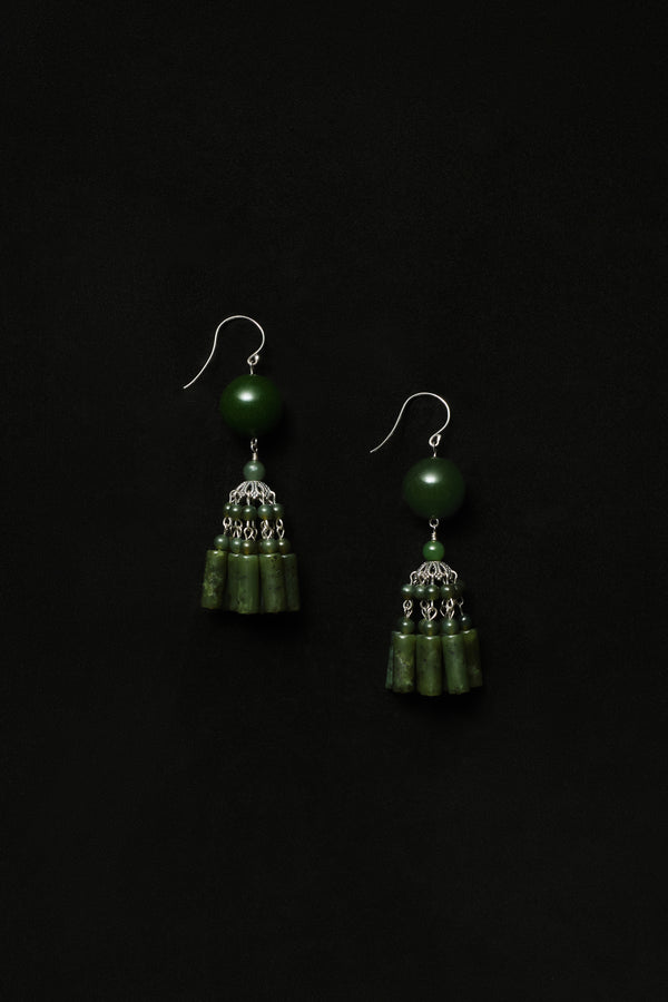 Sophie Buhai Jade Flamenco Earrings