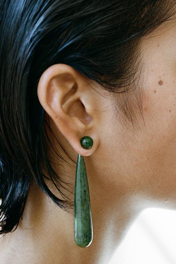 sophie buhai Large angelika earrings in jade