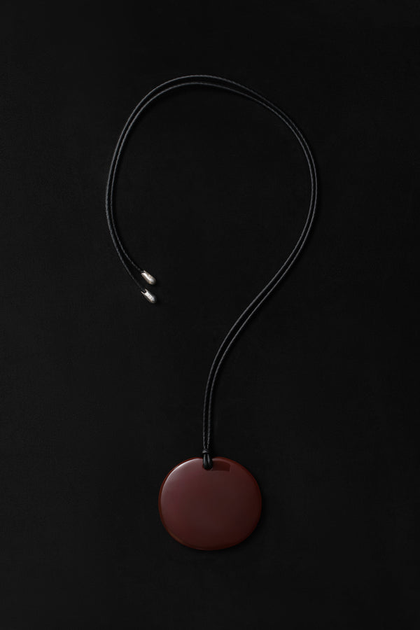 Sophie Buhai Large Full Moon Pendant In Carnelian