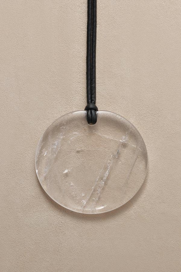 Sophie Buhai Large Full Moon Pendant In Quartz