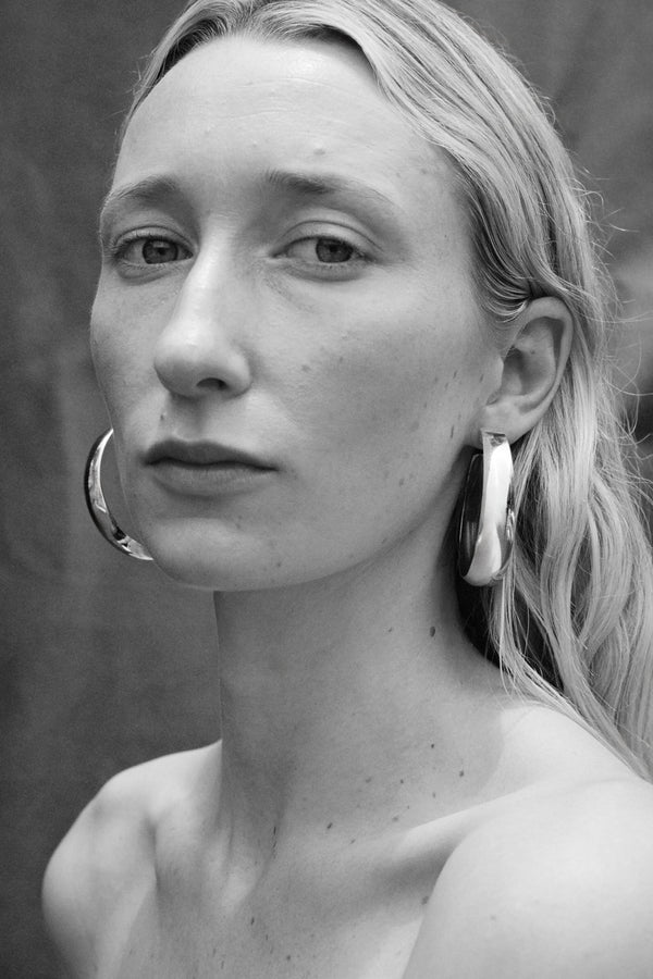 Sophie Buhai Large Moon Hoops